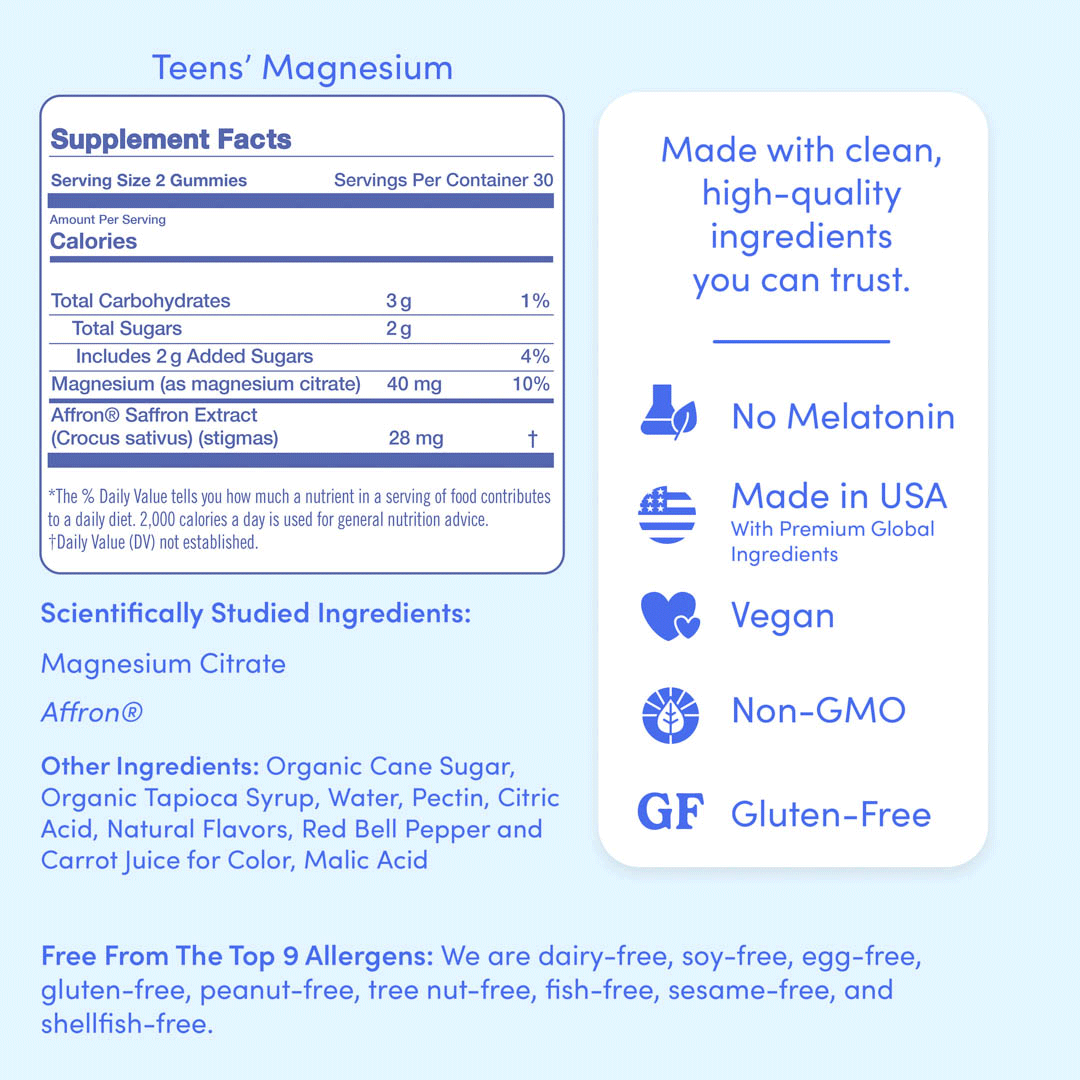 Teens’ Nighttime Reset Magnesium - Image 9
